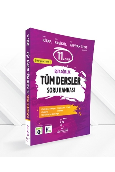 Karekök Yayınları 2026-2027 MÜFREDAT 11. Sınıf Tüm Dersler Soru Bankası (Sayı...