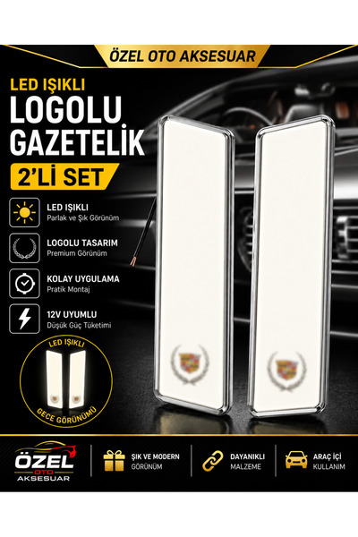 Adıfeks 12V İç Direk Lambası İç Aydınlatma Led Gazetelik Led Oto Etiket Led B...
