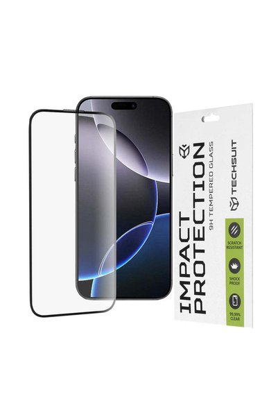 Techsuit Foil for iPhone 16 Pro Max - Techsuit 111D Full Cover / Full Glue Gl...