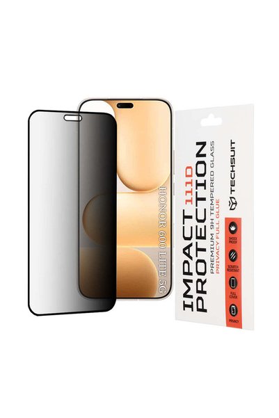 Techsuit Folie de protecție pentru Honor 600 Lite, 111D Privacy Full Glue - n...