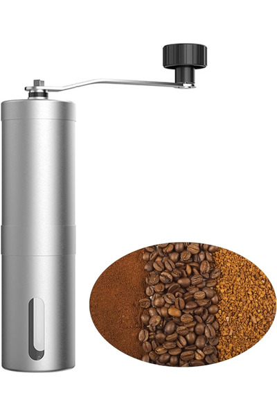 Generic Brand Râșniță manuală cafea, manivelă detașabilă, potrivită pentru că...