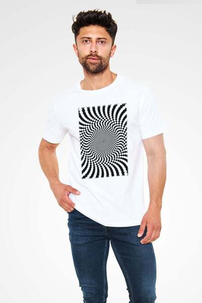 Darkhane Illusion White Unisex T-Shirt T-Shirt