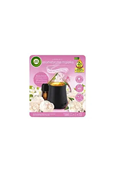 Air Wick Difuzor Airwick cu uleiuri esențiale și rezervă cu aromă de bujor, 1...