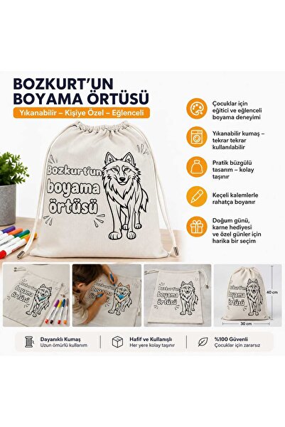 Genel Markalar kişiye özel boyanabilir bez çanta
