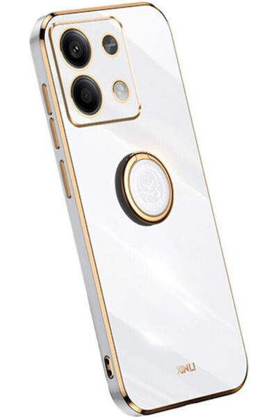 OEM Xinli Ίσιο Πίσω Κάλυμμα Σιλικόνης Λευκό (Redmi Note 13 4G)