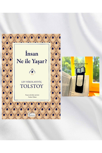 Koridor Yayıncılık İNSAN NE İLE YAŞAR? / BEZ CİLTLİ / KİTAP FİGÜRLÜ KİTAP AYR...