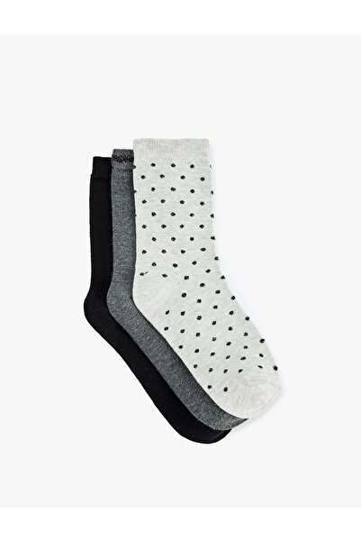 Koton Polka Dot Set of 3 Socks