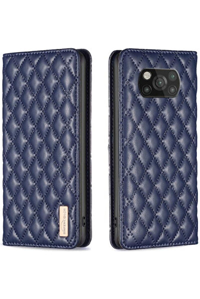 OEM Θήκη βιβλίο από συνθετικό δέρμα, μπλε (Poco X3 NFC / X3 Pro)