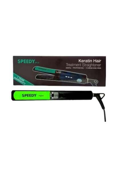 speedy SP-21 Keratin Hair Treatment Straightener Pro System 470F in 360 Degre...