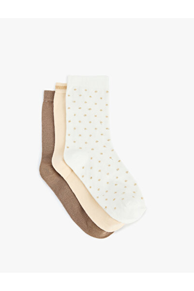 Koton Polka Dot Set of 3 Socks