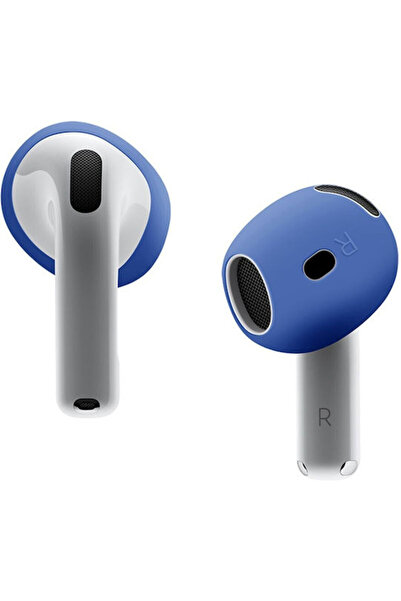 OEM Θήκες σιλικόνης σε μπλε χρώμα για Apple AirPods 4