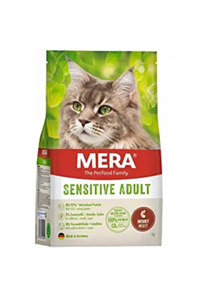 Mera Hrană uscată pentru pisici Sensitiv, Proteine din insecte, 2 Kg