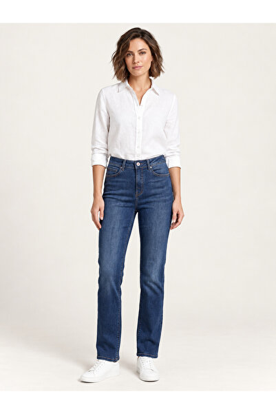 Vigoss Jeans 22985-73609 Women's Straight Fit High Rise Denim Pants 22985-73609
