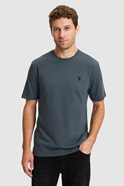 U.S. Polo Assn. Ανδρικό Γκρι Μπλουζάκι Basic 50332928-VR076