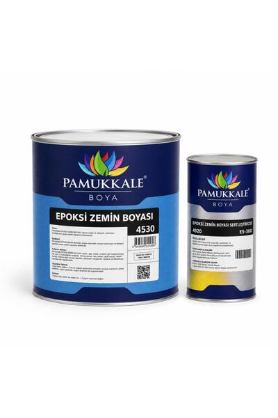 Pamukkale 4530 Solventli Epoksi Zemin Boyası 3.5 Kg Ral 7016 Antrasit Gri