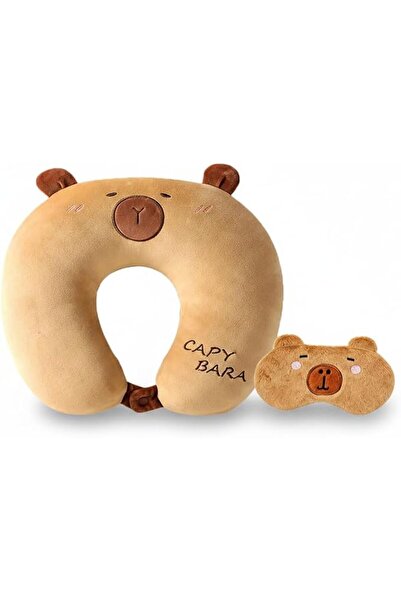 GENERAL UMia Travel Pillow,2-in-1 Travel Pillow for Kids,Capybara Neck Pillow...