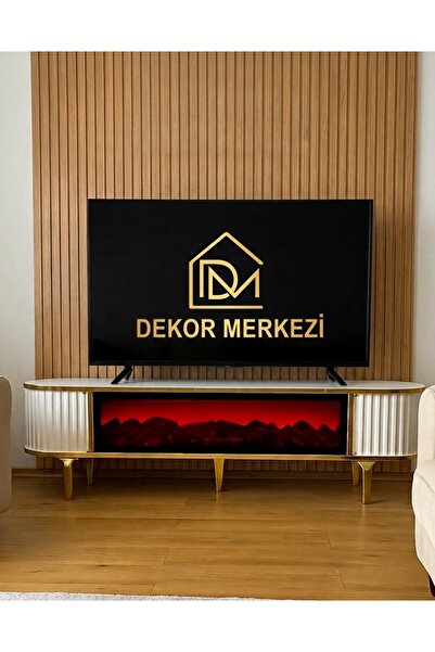 Genel Markalar Şömineli tv sehpası