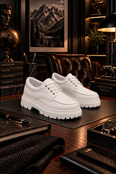 Lucy Shoes YG-13 Pantofi casual pentru bărbați, cu șireturi, din piele de lux...