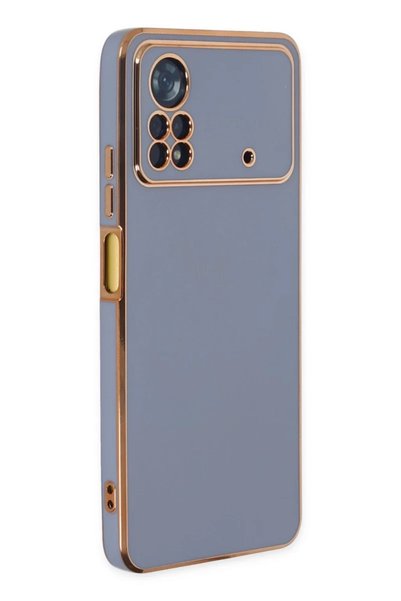 Generic Brand Xiaomi poco x4 pro 5g case volet silicone - blue