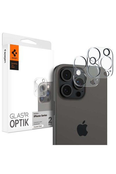 Spigen Folie de protecție pentru iPhone 14 Pro, (pachet de 2) Sticlă de prote...