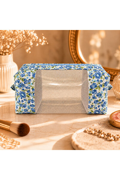 Ays Quilt Şeffaf Detaylı Makyaj Çantası – Seyahat Organizeri