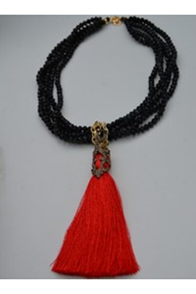 Stoneage Special Design Necklace - Red -