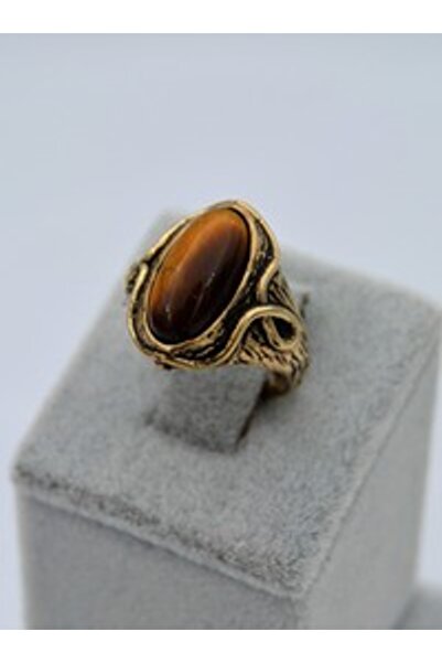 Stoneage Eagle Eye Stone Ring - Multicolor -