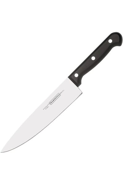 GENERAL Tramontina 8cm Chef's Knife with Stainless Steel Blade and Black Poly...