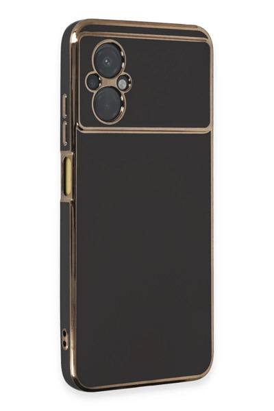 Generic Brand Xiaomi Poco M5 Case Volet Silicone - Black