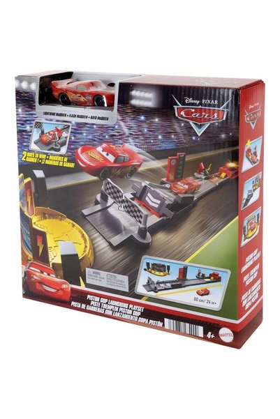 mattel Disney Cars Πίστα Παιχνιδιού Εκτόξευσης Κυπέλλου Πίστον JDJ02