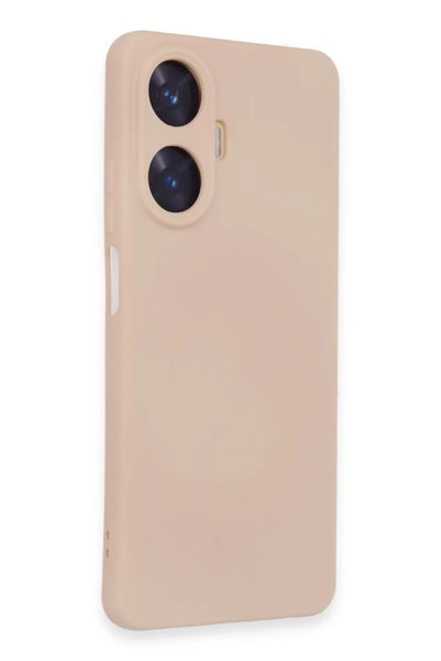 Generic Brand حافظة Realme C55 الداخلية من النانو المخملي السيليكون - بودرة