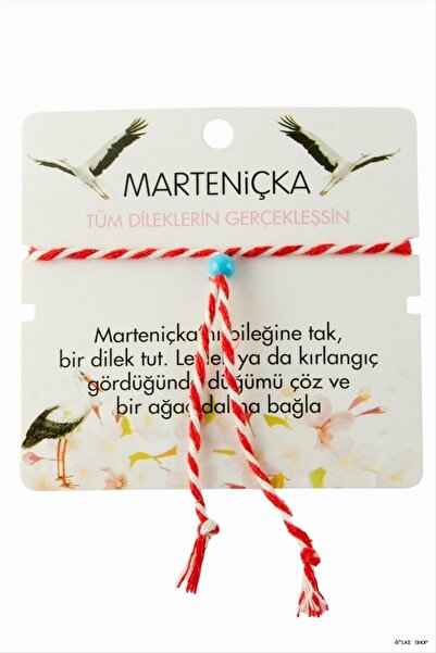 ZERO LAND Ilkestor Blue Beads (201543) Marteniçka Bracelet