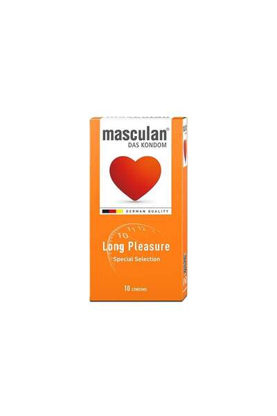 Masculan واقي ذكري لتعزيز المتعة 10 قطع