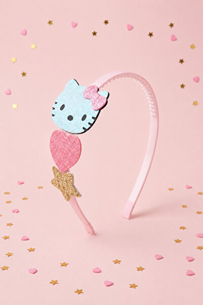Minia Concept Kids Kitty's Heart Girl's Crown with Cat Figure and Heart and S...