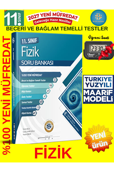 Bilgi Sarmal Yayınları Sarmal 2027 11.Sınıf %100 Yeni Müfredat Fizik Yeni Ürü...