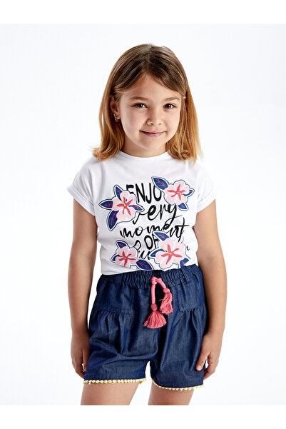LC Waikiki Alita city girls' jean shorts with elastic waistband - the alita c...