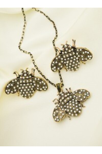 Stoneage Pearl Bee Set - Multicolored -