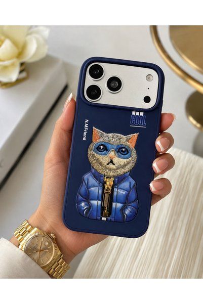 KILIF HOUSE Iphone 17 Pro Uyumlu Kamera Korumalı Nakışlı Cool Animals Figürlü...
