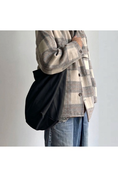 Mamu Old School Crossbody Messenger Bag, Zippered, Reinforced Bottom, Interior Pocket