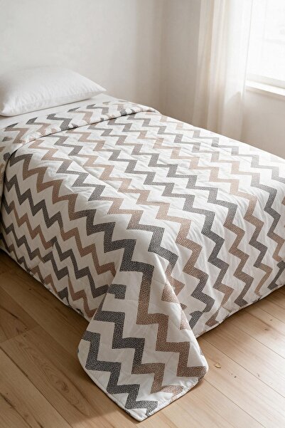 Binna Soft Kapitone Çok Amaçlı Tek Kişilik Yatak Örtüsü 150x220 cm