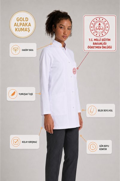 PandaForma Teacher's Gown T.C. Military Education Ministry Logo (Jacket Size Regulation Collar)