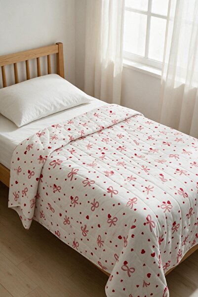 Binna Soft Kapitone Çok Amaçlı Tek Kişilik Yatak Örtüsü 150x220 cm