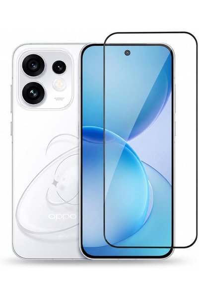 NANOSPACE Oppo Reno 16F Uyumlu 6D Anti Static Tam Kapatan Cam Ekran Koruyucu
