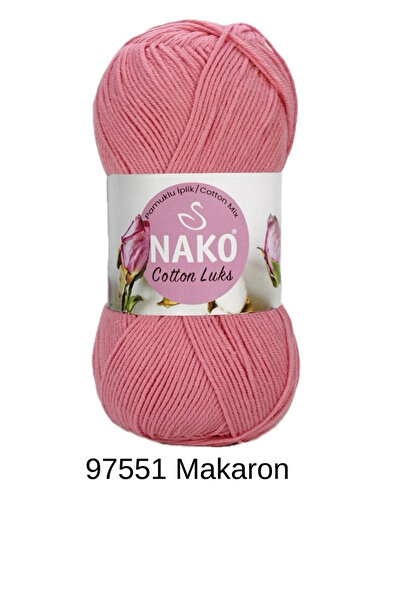 hobi dünyası evim 1 Piece Nako Cotton Luks 100 Grams 330 Meters Vest Scarf Be...