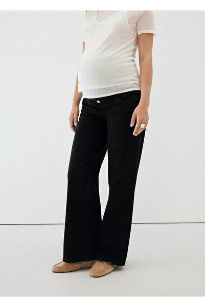 MANGO Woman Düz kesim hamile jean
