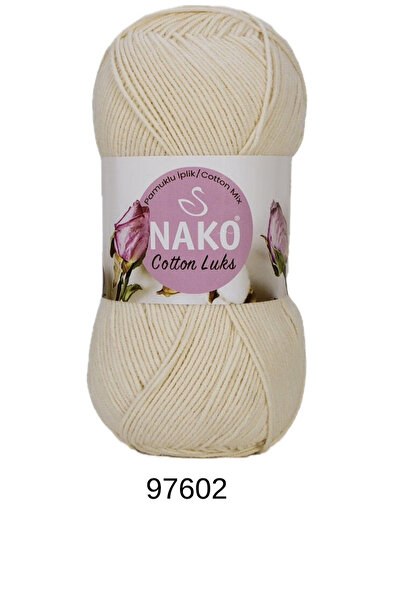 hobi dünyası evim 1 Piece Nako Cotton Luks 100 Grams 330 Meters Vest Scarf Be...