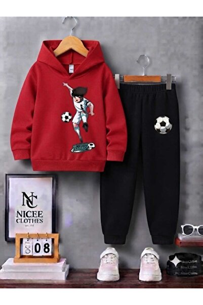 NC Nicee Clothes Παιδικό Σετ Φόρμας Unisex (TUSUBASA TOP PRINT WINTER)
