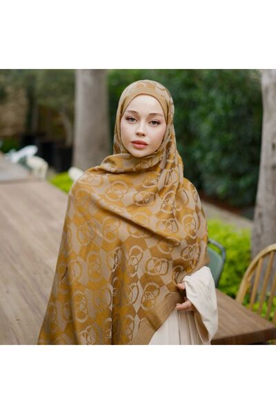 HAREM SCARF Pırlanta Orin Şal Bal Köpüğü