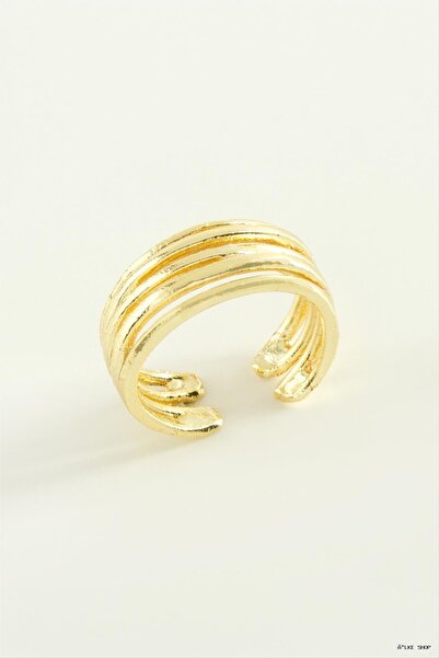 ZERO LAND Ilkestor Double Row Metal (230145) Ring Yellow