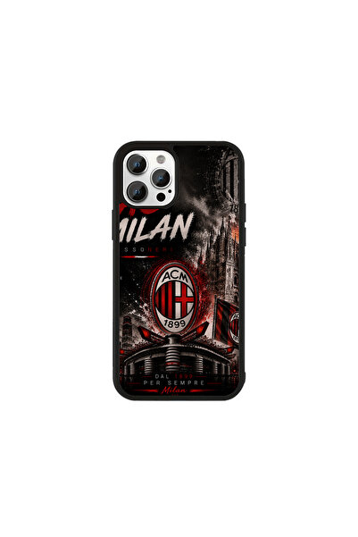 Generic Brand Husa Premium iPhone 11 Pro Max AC Milan - Model Milan Blackout